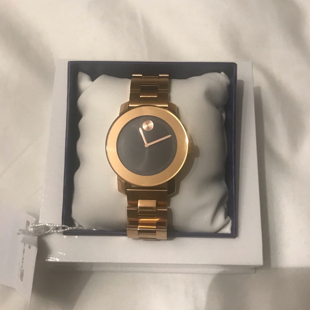 Ultra rare Movado Bold Rose Gold